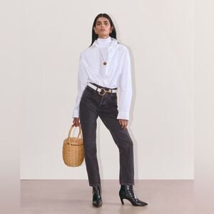 NWT Everlane The ’90s Cheeky® Jean in Washed Black Size 25 Ankle